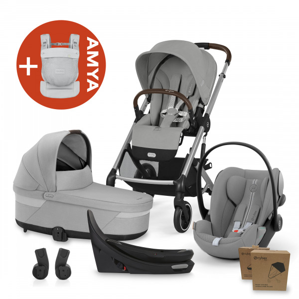 CYBEX Gold Balios 4in1 All Weather +AMYA - Stone Grey